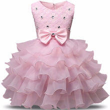 Load image into Gallery viewer, Flower Girl Dress Formal 3-8 Years Floral Baby Girls Dresses Vestidos 9 Colors Wedding Party Children Clothes Birthday Clothing
