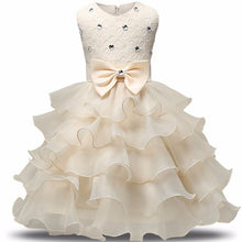 Load image into Gallery viewer, Flower Girl Dress Formal 3-8 Years Floral Baby Girls Dresses Vestidos 9 Colors Wedding Party Children Clothes Birthday Clothing
