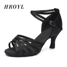 Load image into Gallery viewer, Hot selling Women Professional Dancing Shoes Ballroom Dance Shoes Ladies Latin Dance Shoes heeled 5CM/7CM
