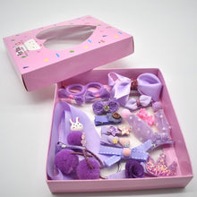 Load image into Gallery viewer, 18 Pcs/Box New Kids Children Accessories Hairpins Barrettes Baby Fabric Bow Flower Headwear Hair clips Girls Headdress
