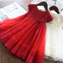 Load image into Gallery viewer, Girls Dresses 2019 Fashion Girl Dress Lace Floral Design Baby Girls Dress Kids Dresses For Girls Casual Wear Children Clothing
