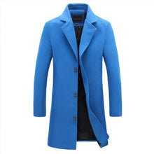Load image into Gallery viewer, Men Fashion Jackets Men Slim Fits Coats Business Mens Long Winter Windproof Outwears Plus Size 5XL Black Hot Sale High Quality
