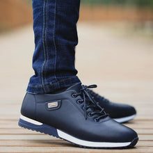 Load image into Gallery viewer, 2019 Fashion Loafers Walking Footwear Tenis Feminino Outdoor Breathable Sneakers Men's PU Leather Business Casual Shoes for Male

