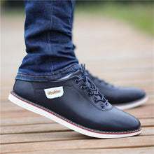 Load image into Gallery viewer, 2019 Fashion Loafers Walking Footwear Tenis Feminino Outdoor Breathable Sneakers Men's PU Leather Business Casual Shoes for Male
