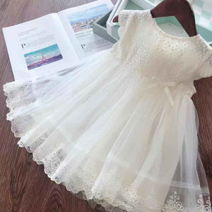 Girls Dresses 2019 Fashion Girl Dress Lace Floral Design Baby Girls Dress Kids Dresses For Girls Casual Wear Children Clothing
