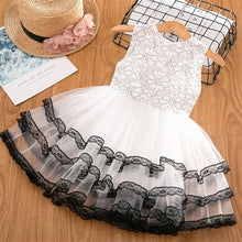 Load image into Gallery viewer, Girls Dresses 2019 Fashion Girl Dress Lace Floral Design Baby Girls Dress Kids Dresses For Girls Casual Wear Children Clothing
