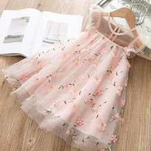Load image into Gallery viewer, Girls Dresses 2019 Fashion Girl Dress Lace Floral Design Baby Girls Dress Kids Dresses For Girls Casual Wear Children Clothing
