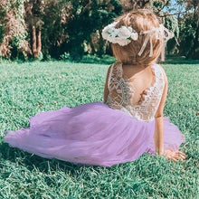 Load image into Gallery viewer, Girls Dresses 2019 Fashion Girl Dress Lace Floral Design Baby Girls Dress Kids Dresses For Girls Casual Wear Children Clothing
