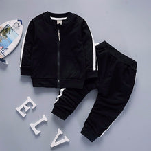 Load image into Gallery viewer, 2020 Spring Baby Casual Tracksuit Children Boy Girl Cotton Zipper Jacket Pants 2Pcs/Sets Kids Leisure Sport Suit Infant Clothing
