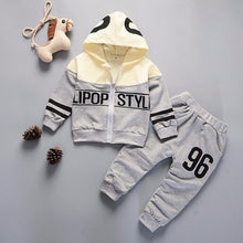 Load image into Gallery viewer, 2020 Spring Baby Casual Tracksuit Children Boy Girl Cotton Zipper Jacket Pants 2Pcs/Sets Kids Leisure Sport Suit Infant Clothing
