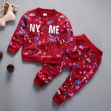 Load image into Gallery viewer, 2020 Spring Baby Casual Tracksuit Children Boy Girl Cotton Zipper Jacket Pants 2Pcs/Sets Kids Leisure Sport Suit Infant Clothing
