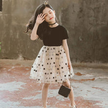 Load image into Gallery viewer, Floral Dress For Girls 2020 Summer Mesh Girls Dress Bow Kids Clothes Children&#39;s Dress Spring Teen Girls Clothing 6 8 12 Years
