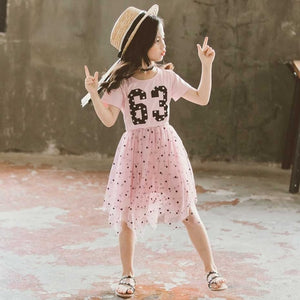 Floral Dress For Girls 2020 Summer Mesh Girls Dress Bow Kids Clothes Children's Dress Spring Teen Girls Clothing 6 8 12 Years