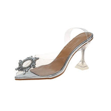 Load image into Gallery viewer, Luxury  Women Pumps 2019 Transparent High Heels Sexy Pointed Toe Slip-on Wedding Party Brand Fashion Shoes For Lady  PVC
