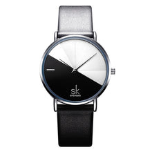 Load image into Gallery viewer, Shengke Women&#39;s Watches Fashion Leather Wrist Watch Vintage Ladies Watch Irregular Clock Mujer Bayan Kol Saati Montre Feminino
