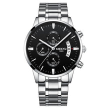 Load image into Gallery viewer, NIBOSI Mens Watches Luxury Top Brand Gold Watch Men Relogio Masculino Automatic Date Watch Quartz Luminous Calendar Wristwatch
