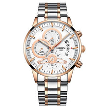 Load image into Gallery viewer, NIBOSI Mens Watches Luxury Top Brand Gold Watch Men Relogio Masculino Automatic Date Watch Quartz Luminous Calendar Wristwatch
