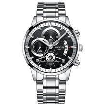 Load image into Gallery viewer, NIBOSI Mens Watches Luxury Top Brand Gold Watch Men Relogio Masculino Automatic Date Watch Quartz Luminous Calendar Wristwatch
