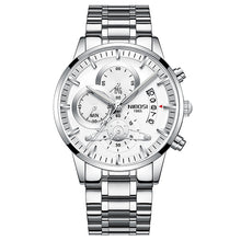 Load image into Gallery viewer, NIBOSI Mens Watches Luxury Top Brand Gold Watch Men Relogio Masculino Automatic Date Watch Quartz Luminous Calendar Wristwatch
