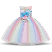 Load image into Gallery viewer, Girls Dress Elegant New Year Princess Children Party Dress Wedding Gown Kids Dresses for Girls Birthday Party Dress Vestido Wear
