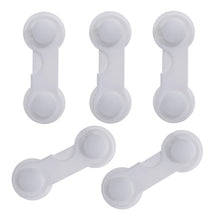 Load image into Gallery viewer, 5pcs/lot Multi-function Child Baby Safety Lock Cupboard Cabinet Door Drawer Safety Locks Children Security Protector Baby Care
