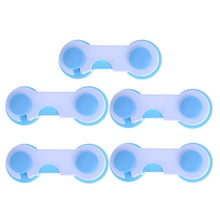 Load image into Gallery viewer, 5pcs/lot Multi-function Child Baby Safety Lock Cupboard Cabinet Door Drawer Safety Locks Children Security Protector Baby Care
