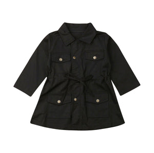 2020 Fashion Infant Baby Girls Boys Kids Jacket Coat Solid Single Breasted Jacket Autumn Winter Warm Children Tops 2-7Y