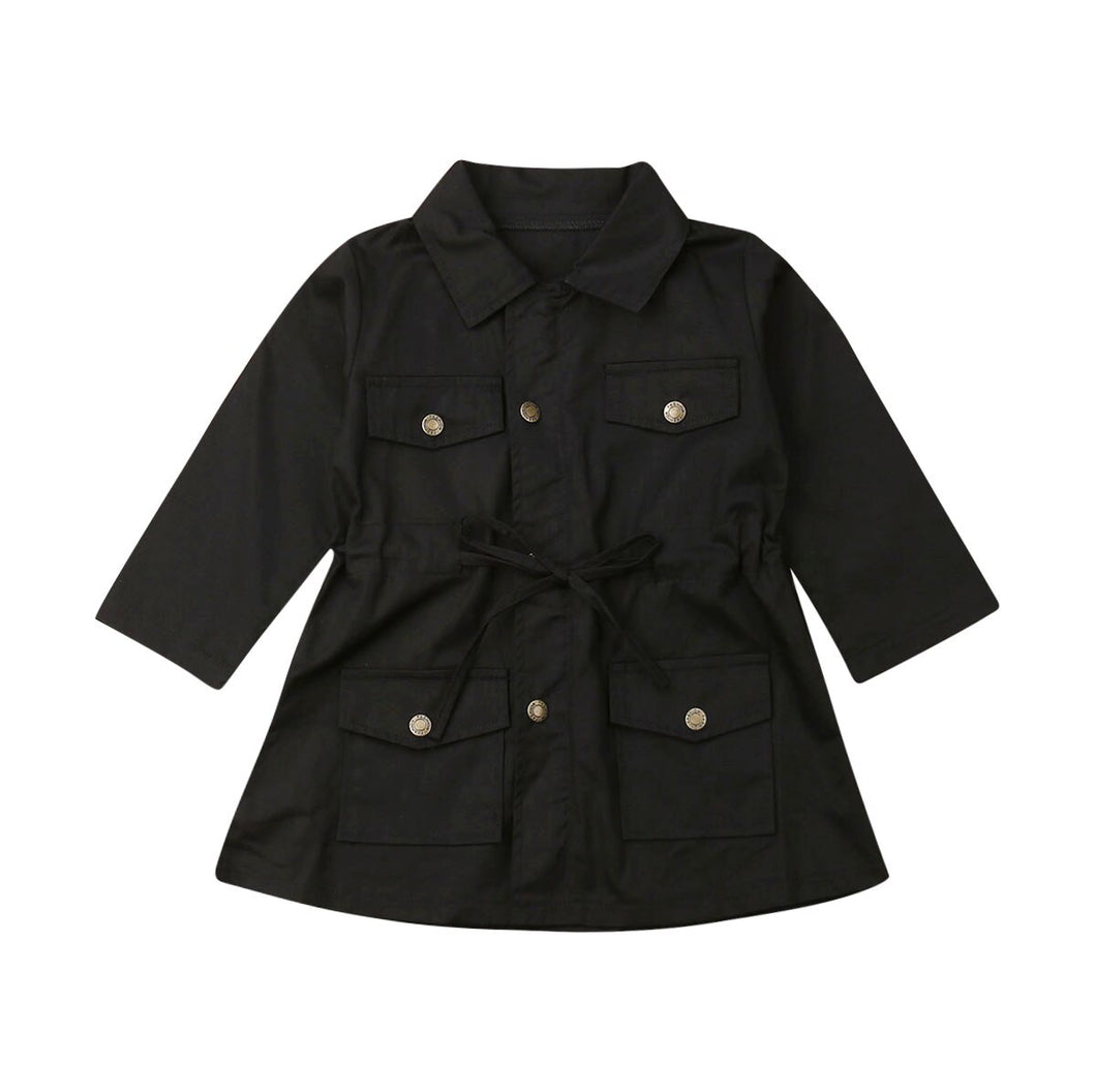 2020 Fashion Infant Baby Girls Boys Kids Jacket Coat Solid Single Breasted Jacket Autumn Winter Warm Children Tops 2-7Y