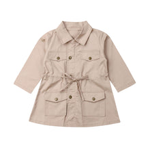 Load image into Gallery viewer, 2020 Fashion Infant Baby Girls Boys Kids Jacket Coat Solid Single Breasted Jacket Autumn Winter Warm Children Tops 2-7Y
