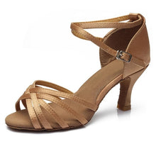 Load image into Gallery viewer, Hot selling Women Professional Dancing Shoes Ballroom Dance Shoes Ladies Latin Dance Shoes heeled 5CM/7CM
