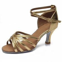 Load image into Gallery viewer, Hot selling Women Professional Dancing Shoes Ballroom Dance Shoes Ladies Latin Dance Shoes heeled 5CM/7CM
