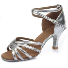 Load image into Gallery viewer, Hot selling Women Professional Dancing Shoes Ballroom Dance Shoes Ladies Latin Dance Shoes heeled 5CM/7CM
