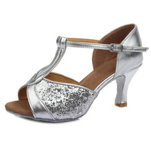Load image into Gallery viewer, Hot selling Women Professional Dancing Shoes Ballroom Dance Shoes Ladies Latin Dance Shoes heeled 5CM/7CM

