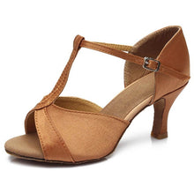 Load image into Gallery viewer, Hot selling Women Professional Dancing Shoes Ballroom Dance Shoes Ladies Latin Dance Shoes heeled 5CM/7CM
