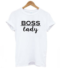 Load image into Gallery viewer, boss lady baby Letters Print Women tshirt Cotton Casual Funny t shirt For Lady Top Tee Hipster Tumblr Drop Ship Z-908

