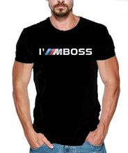 Load image into Gallery viewer, Summer Men's Tshirt 2019 Fashion I'm Boss M Power Logo funny 100% Cotton Custom Print Mercedes F1 Subaru Suzuki t-shirt
