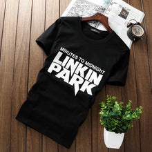 Load image into Gallery viewer, Men's T-Shirts 5XL Tee Shirt Homme Summer Short Sleeve Men T Shirts LINKIN PARK letter print Male TShirts Camiseta Tshirt Homme
