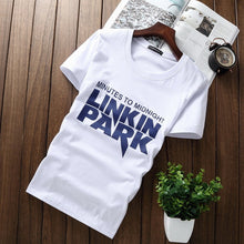 Load image into Gallery viewer, Men's T-Shirts 5XL Tee Shirt Homme Summer Short Sleeve Men T Shirts LINKIN PARK letter print Male TShirts Camiseta Tshirt Homme
