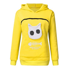 Load image into Gallery viewer, 2019 winter women hooded sweatshirts Women&#39;s Sweatshirt Animal Pouch Hood Tops Carry Cat Breathable Pullover sweatshirts#g3
