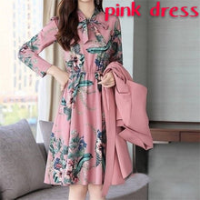 Load image into Gallery viewer, Spring Autumn Trench Coat Slim OL Ladies Trench Coat Women Dress Women Windbreakers Plus Size Two Pieces Women Sets Trench Coats
