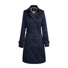 Load image into Gallery viewer, JAZZEVAR 2019 Autumn New High Fashion Brand Woman Classic Double Breasted Trench Coat Waterproof Raincoat Business Outerwear
