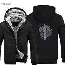 Load image into Gallery viewer, Odin Vikings Hoodie Men Viking Berserker Stylish Jacket 2018 Winter Brand Warm Fleece Hip Hop Hooded Sweatshirt Coat Homme 5XL
