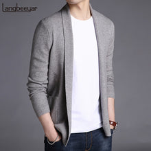 Load image into Gallery viewer, 2020 New Fashion Brand Sweater For Mens Cardigan Long Slim Fit Jumpers Knitred Woolen Autumn Korean Style Casual Men Clothes
