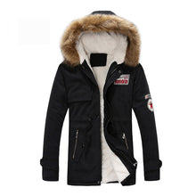 Load image into Gallery viewer, Parka Men Coats Winter Jacket Men Slim Thicken Fur Hooded Outwear Warm Coat Top Brand Clothing Casual Mens Coat Veste Homme Tops
