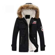 Load image into Gallery viewer, Parka Men Coats Winter Jacket Men Slim Thicken Fur Hooded Outwear Warm Coat Top Brand Clothing Casual Mens Coat Veste Homme Tops
