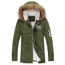 Load image into Gallery viewer, Parka Men Coats Winter Jacket Men Slim Thicken Fur Hooded Outwear Warm Coat Top Brand Clothing Casual Mens Coat Veste Homme Tops
