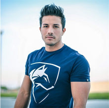 Load image into Gallery viewer, New ALPHALETE Men&#39;s T-Shirts  Fashion Short Sleeved Fitness Bodybuilding Shirt For Men Workout Slim Fit Cotton tee tops
