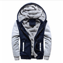 Load image into Gallery viewer, 2020 New Men Hoodies Winter Thick Warm Fleece Zipper Men Hoodies Coat Sportwear Male Streetwear Hoodies Sweatshirts Men 4XL 5XL
