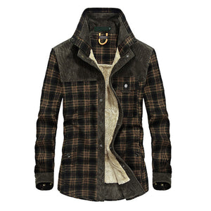 Mountainskin Men's Warm Jacket Fleece Thick Army  Coat Autumn Winter Jacket Men Slim Fit Clothing Mens Brand Clothing SA831
