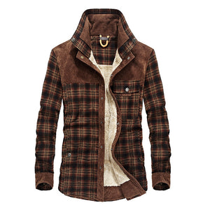Mountainskin Men's Warm Jacket Fleece Thick Army  Coat Autumn Winter Jacket Men Slim Fit Clothing Mens Brand Clothing SA831